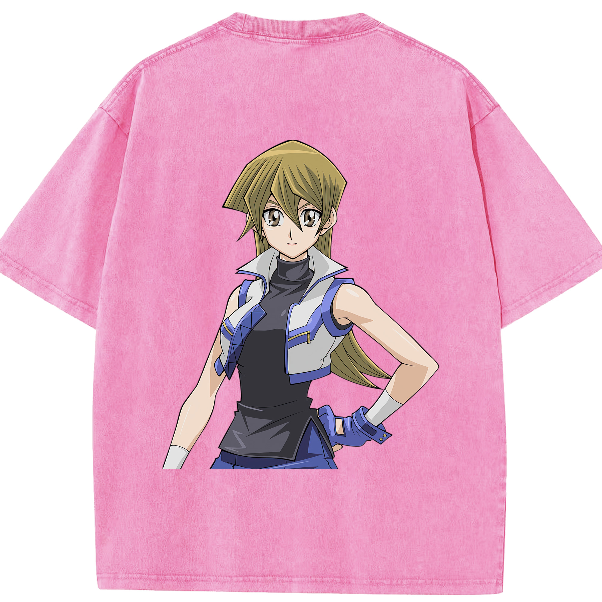 （画像用） 遊☆戯☆王 Yu-Gi-Oh! 綿100% ヴィンテージ風 半袖Tシャツ（背面プリント）